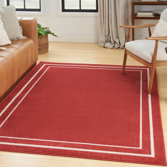 Nourison Nourison Essentials Area Rug NRE02 Brick/Ivory