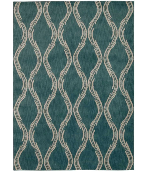 Nourison Home Tranquility Aqua TNQ02 3ft.9in. x 5ft.9in. Rect. Rug