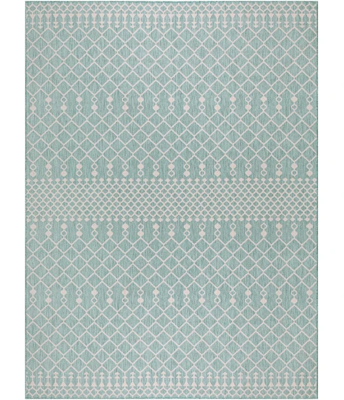 Nourison Positano Aqua POS02 12ft. x 15ft. Rect. Rug