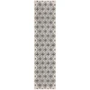 Nourison Home Nourison Essentials NRE04 Ivory Black 2 ft. 2 in. X 7 ft. 6 in. Area Rug