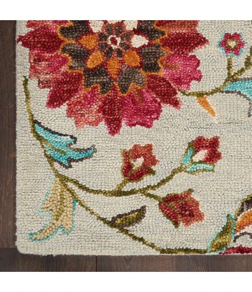 Nourison Bahari Area Rug BAH04-Grey/Multi