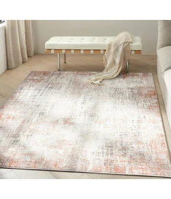 Calvin Klein Ck022 Infinity - Ifn01 Rust Multicolor Area Rug 5 ft. 3 in. X 7 ft. 3 in. Rectangle