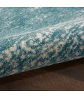 Nourison Maxell Area Rug MAE06 Ivory/Teal 2'2" x 7'6"