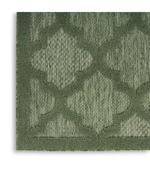 Nourison Home Easy Care Green NES01 2 ft. 2 in. X 7 ft. 6 Rectangle Rug