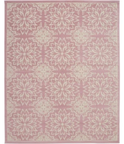 Nourison Home Jubilant JUB06 Ivory Pink 7 ft. X 10 ft. Area Rug