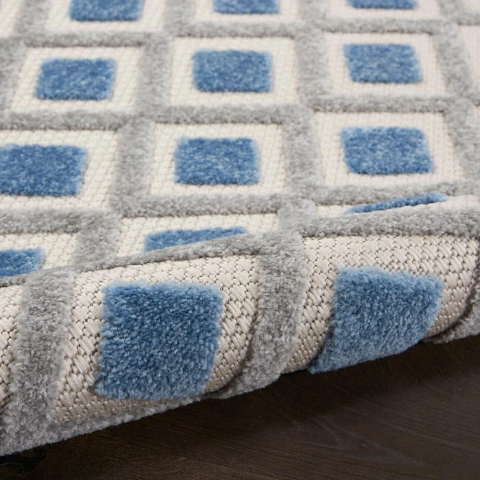 Nourison Aloha Area Rug ALH26-Blue/Grey