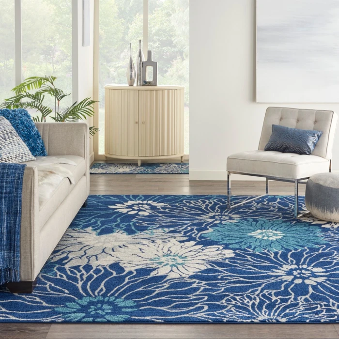 Nourison Passion Area Rug PSN17-Navy/Ivory