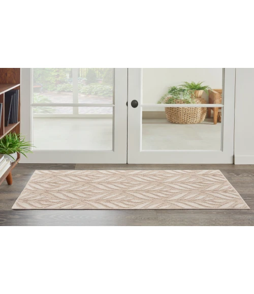 Nourison Aloha Ivory Grey ALH35 2 ft. 8 in. X 4 ft. Rectangle Rug
