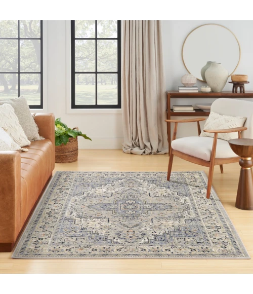 Nourison Nourison Essentials Persian Blue NRE07 4 ft. X 6 ft. Rect. Rug