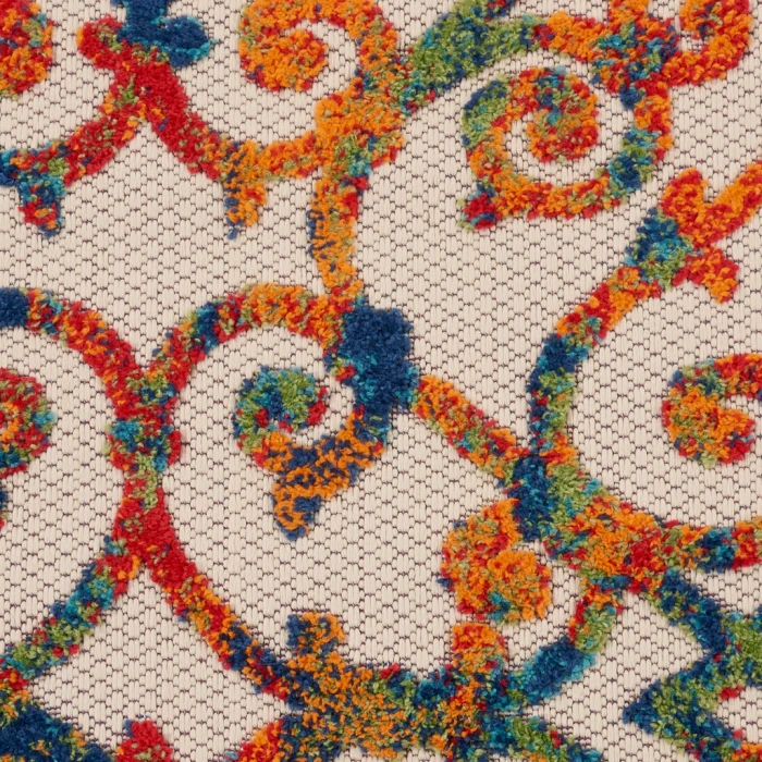 Nourison Aloha Round Area Rug ALH21-Multicolor