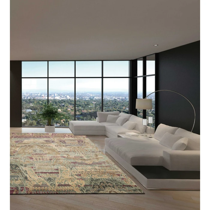Nourison Home Dune Blue DUN01 5ft.6in. x 8ft. Rect. Rug