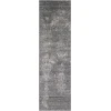 Nourison Home Silk Shadows SHA14 Graphite 2 ft. 3 in. X 8 ft. Area Rug