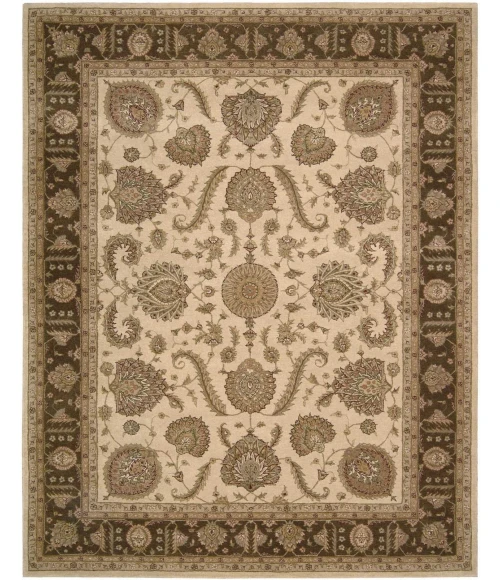 Nourison Home Heritage Hall Brown HE19 8ft.6in. x 11ft.6in. Rect. Rug