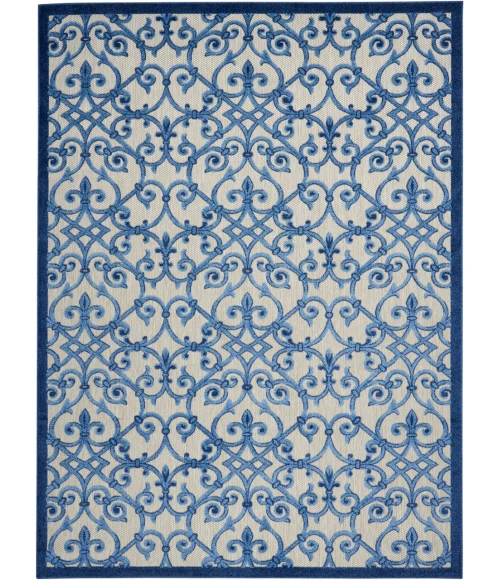 Nourison Aloha Area Rug ALH21-Grey/Blue