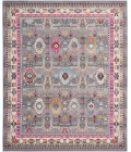 Nourison Vintage Kashan Area Rug VKA05-Grey/Multi