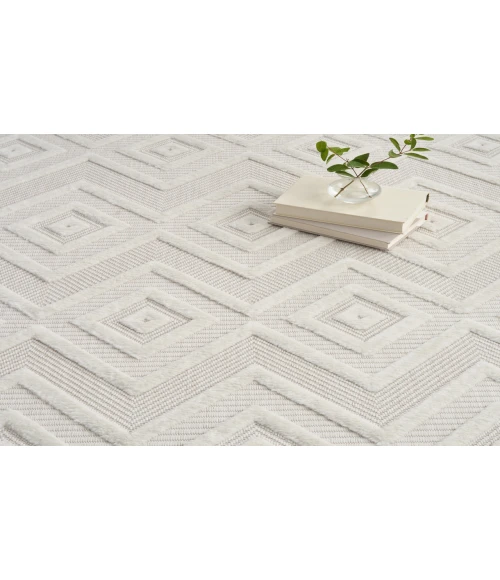 Nourison Versatile Ivory White NRV01 10 ft. X 14 ft. Rectangle Rug