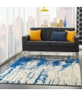 Nourison Twilight Area Rug TWI29 Ivory Blue 5'6" x 8'