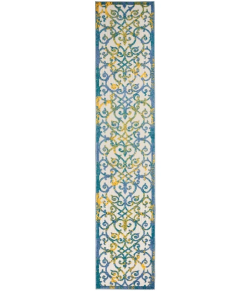 Nourison Aloha Area Rug ALH21-Ivory Blue
