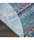 Nourison Vintage Kashan Round Area Rug VKA02-Blue