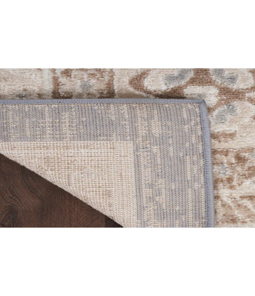 Nourison Serenity Home Ivory Blue SRH01 2 ft. 2 in. X 7 ft. 6 in. Rectangle Rug