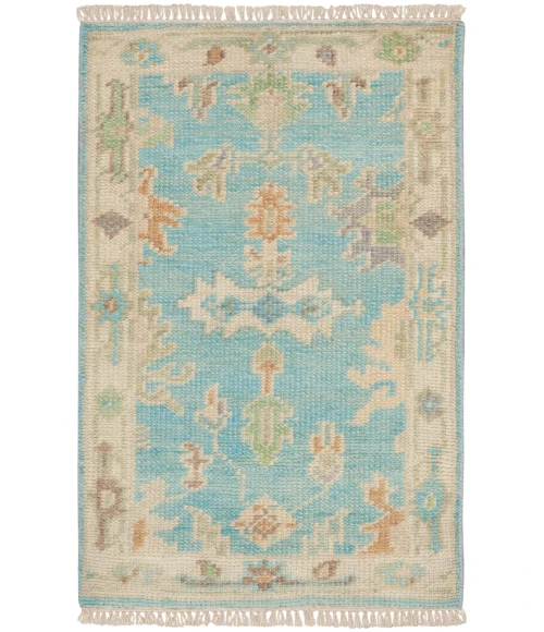 Nourison Odessa Blue Multicolor ODS03 2 ft. X 3 ft. Rect. Rug