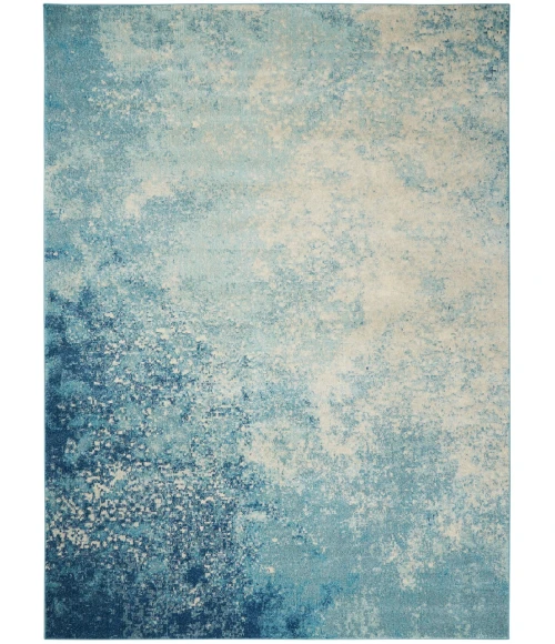 Nourison Passion Area Rug PSN10-Navy/Light Blue
