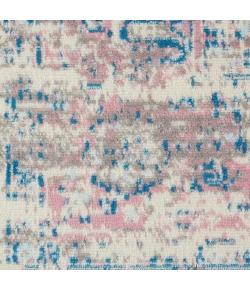 Nourison Grafix Runner Area Rug GRF14-Ivory/Pink