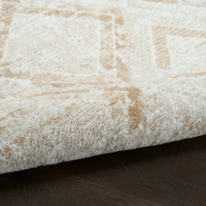 Nourison Dekor Ivory Beige DEK05 2 ft. X 4 ft. Rect. Rug