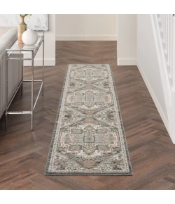 Nourison Home Parisa PSA01 Grey Sage 2 ft. 3 in. X 10 ft. Area Rug