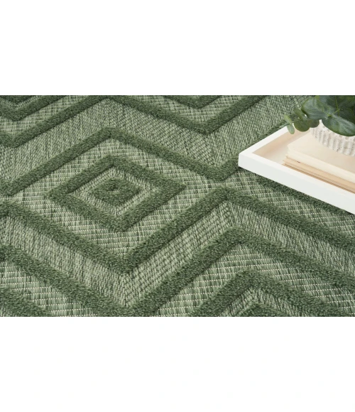 Nourison Versatile Green NRV01 9 ft. X 12 ft. Rectangle Rug