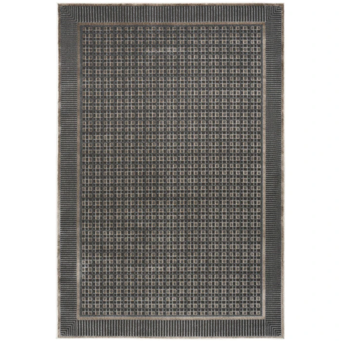 Nourison Home Nordic Black Taupe NRC03 5 ft. X 7 ft. Rectangle Rug