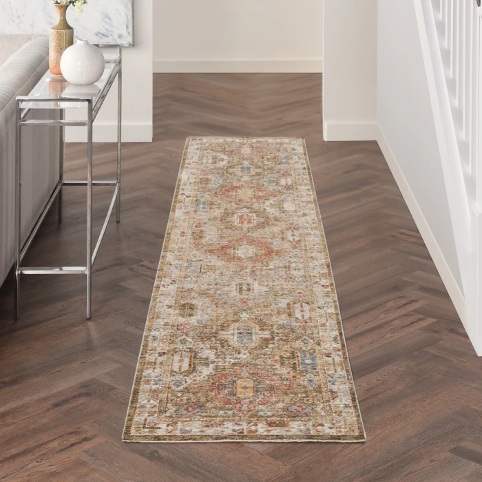 Nourison Sahar Green SHR01 10 ft. Rect. Rug