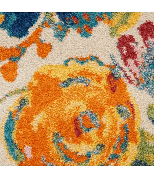 Nourison Allur Area Rug ALR07-Ivory Multicolor
