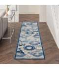 Nourison Aloha Area Rug ALH25-Blue/Grey
