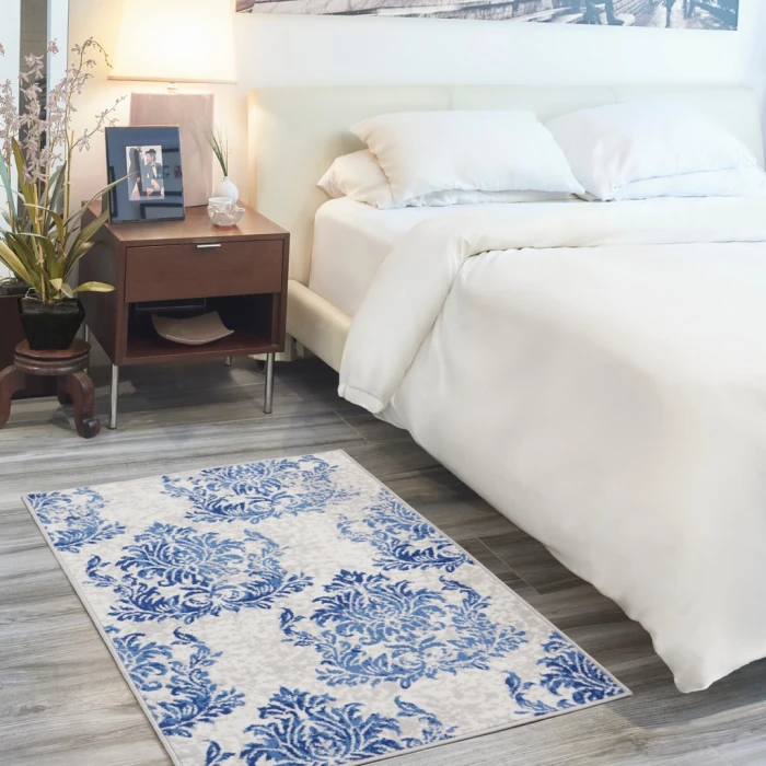 Nourison Whimsicle Area Rug WHS11-Ivory Navy