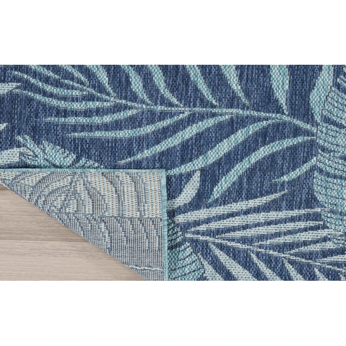 Nourison Garden Oasis Navy GOA02 6 ft. X 9 ft. Rectangle Rug