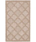 Nourison Easy Care Natural Beige NES01 2 ft. X 4 ft. Rectangle Rug