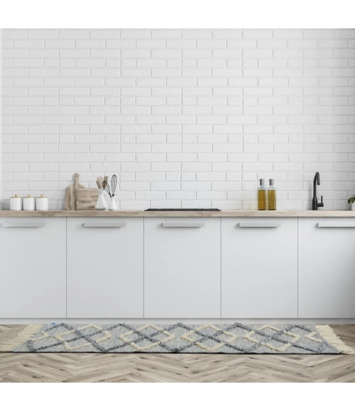 Nourison Rockford Runner Area Rug ROC01-Lt Grey