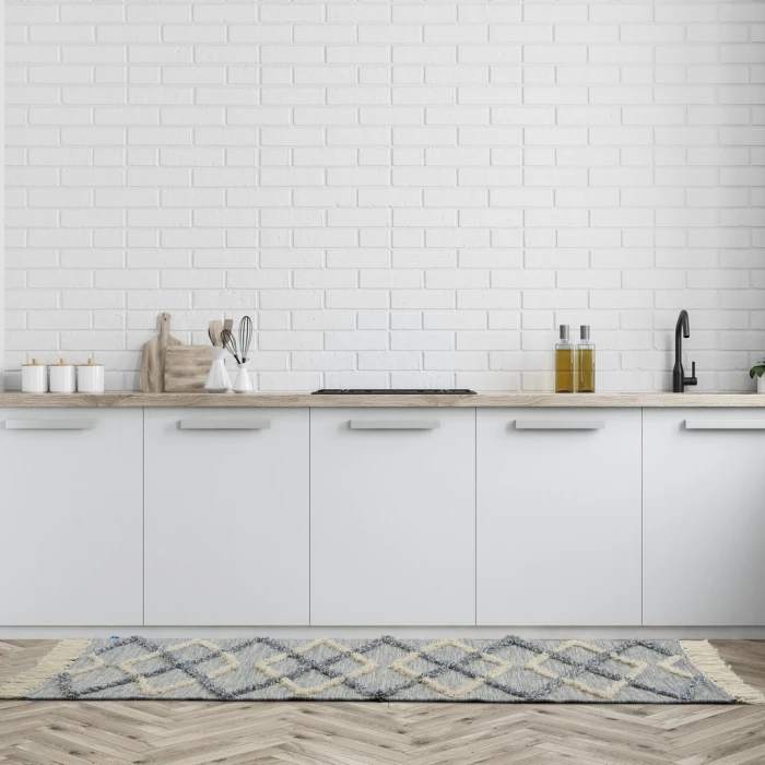 Nourison Rockford Runner Area Rug ROC01-Lt Grey
