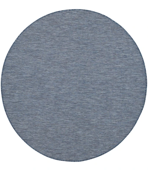 Nourison Positano Round Area Rug POS01-Navy Blue