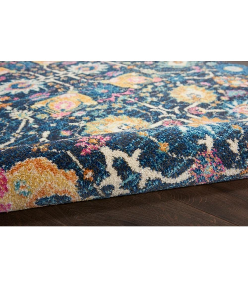 Nourison Passion Area Rug PSN01 Navy 9' x 12'