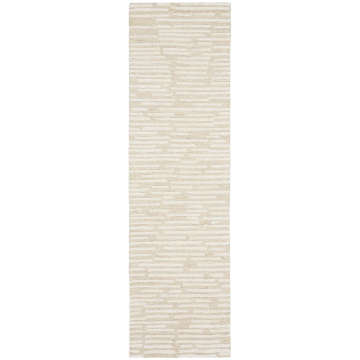 Calvin Klein Linear Area Rug LNR01 Ivory