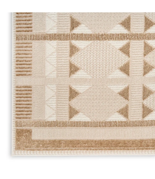 Nourison Home Nordic Taupe NRC06 2 ft. X 6 ft. Rectangle Rug