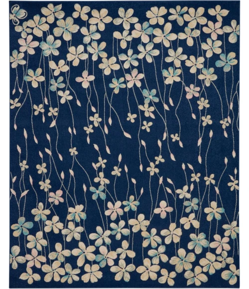 Nourison Tranquil Area Rug TRA04-Navy