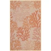 Nourison Home Garden Oasis GOA05 Coral 3 ft. X 5 ft. Area Rug