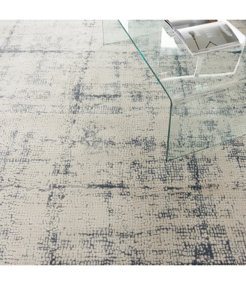 Nourison Rustic Textures Area Rug RUS06-Ivory/Blue