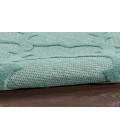 Nourison Easy Care Aqua/Teal NES01 2 ft. X 4 ft. Rectangle Rug
