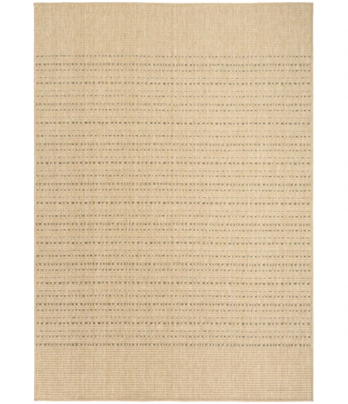 Nourison Tulum Taupe TLM01 6 ft. X 9 ft. Rect. Rug