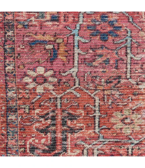 Nicole Curtis Machine Washable Series 1 Area Rug SR102 Brick