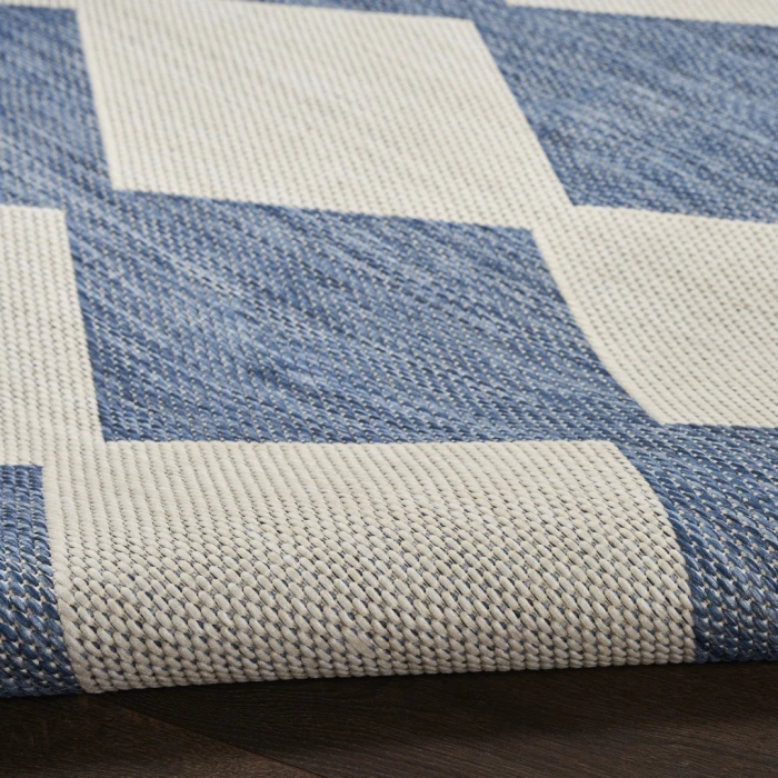 Nourison Positano Navy Blue POS04 12ft. Round Rug